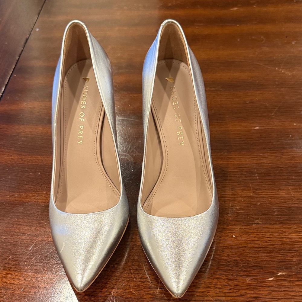 Shoes of Prey Silver Heels